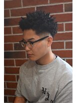 シェノン オム 梅田(CHAINON HOMME)&nbsp;MENSHAIR/特殊パーマ/針金パーマ/スパイキーアフロ