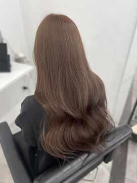 アッシュカラー／ブリーチなしダブルカラー