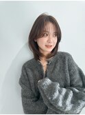 ヘルシー韓国レイヤー 似合わせ顔周りカット顔まわりレイヤー