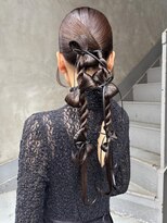 ビビト(bibito) bibito リボンツイン ヘアアレンジ