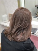 大人ピンクベージュ