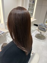 ルシエバイファブリック(Lucie by fabrique)&nbsp;艶ブラウン×髪質改善ストレート