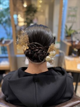 サロンドポプリ 志都美(salon de poupuri) 成人式ヘアー　2