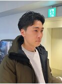 メンズ刈り上げパーマショート2wayショートアップバングショート