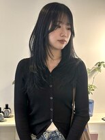 ニコフクオカヘアーメイク(NIKO Fukuoka Hair Make)&nbsp;[NIKO]ハッシュカット/レイヤーカット/ブルーブラック