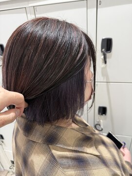 ケンジ 平塚 アネッタ(KENJE annetta) ボブ×インナーパープル