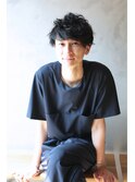 OM's × クセ毛風カールスタイル
