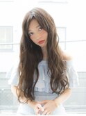 【salon de MiLK原宿】大人かわいいセンターパートウェーブ