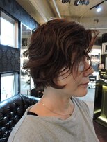 ニューヨークコレクション(New York Collection)&nbsp;大人可愛い20代30代40代パーマ前髪なしショートレイヤー