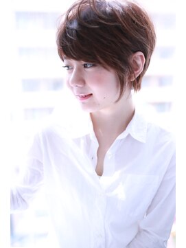 クラウドゼロ(Cloud zero) 大人かわいいバレイヤージュ小顔ショート【Cloud zero】