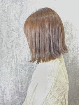 ジーナ 札幌(Zina) 【Zina札幌】フリンジウェーブ前髪大人かわいいココアブラウン