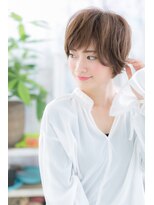 大人かわいい◎くせ毛風アシンメトリーマッシュウルフb
