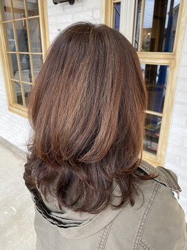 ヘアーデザイン レシピ(hair design recipe) レイヤースタイル