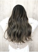 ハイライトグラデーション グレージュ