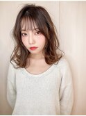 無造作パーマスタイル