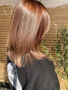 ディアバイストロー 栢山店(Dear by Straw) アッシュブラウン◎艶髪ソフトウルフ/レイヤースタイル