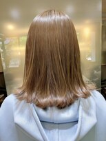 レーヴバイロンド 仙台(Reve by Lond)&nbsp;外ハネ　ハニーベージュ