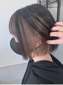 【富山市/nico】黒アンブレラカラー×パつんとボブ