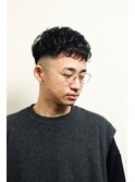 七三オールバックかき上げヘアコンマヘア178