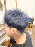 ネイビー×マッシュ