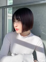 ロカ 表参道(loka)&nbsp;切りっぱなしボブ/ショートヘア[表参道/髪質改善/ハイライト]