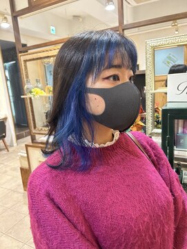 ネオリーブカップ 町田店(Neolive capu) インナーカラー/ブルー Neolive capu町田店