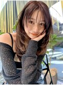 レイヤーカット シースルーバング 韓国/20代30代40代50代