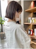 外はねボブ　髪質改善　ストレートボブ　ミニボブ