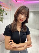 ロンド ストラーダ 心斎橋(Lond strada)&nbsp;マチルダボブ×ピンクベージュ×美髪［髪質改善/縮毛矯正］