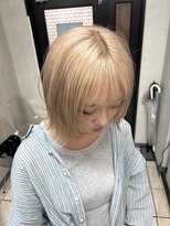 エス 天満店(esu) ハイトーンボブ