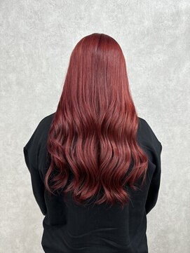 アン ブリーチ 大宮駅東口店(UN BLEACH) カーディナルレッドカラー