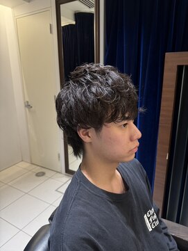 エヌドットバーバー ギンザ(N.BARBER GINZA) ワンカール/ニュアンスパーマ/ツーブロック