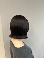 マーレ(MARLE./)&nbsp;襟足スッキリ！ハーフアップも楽しめる“切りっぱなしボブ”