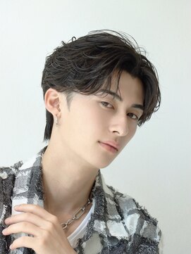 オーシャン トーキョー コウベ(OCEAN TOKYO KOBE) ニュアンスパーマダウンパーマ黒髪韓国マッシュフェザーパーマ