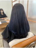 グラデーション風ブルーグレー