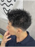 サーフカール/スパイキーショート/ブルーブラック/津田沼