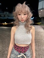 ペレ アネックス 大阪梅田茶屋町店(PELE ANNEX)&nbsp;ミディアムヘア/デザインカラー/フェイスフレーミング/梅田