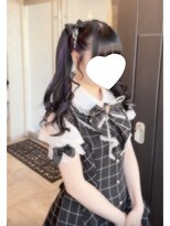 シエル 青森店(CIEL)&nbsp;コテ巻きパーマでツインテール