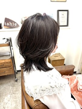 タヒエ 松屋町(tahie) 暗めカラー×クラゲヘアー