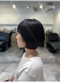 20代30代40代イメチェン似合わせカットオリーブグレー小顔