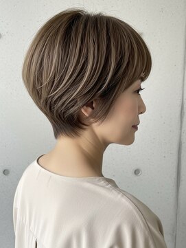 プラグ ヘアーデザイン 大名店(PLUG hair design) *ショートボブ/ショートヘア/脱白髪染め/白髪ぼかし/髪質改善
