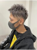 無造作ツイスパ×スパイキーショートでワイルドに◎メンズ