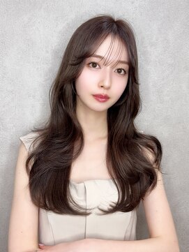 ロンド フィーユ(Lond fille) ☆グレーブラウン/ミディアムレイヤーカット/ダークアッシュ