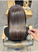 60代髪質改善メテオストレート+メテオカラー
