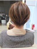 イメチェンウルフショートレイヤーカット30代40代50代田嶋M