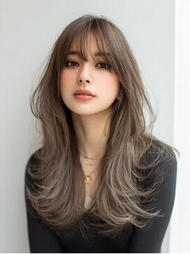 ダル 渋谷/表参道(DAL.) ハッシュカットバタフライカット顔回りカットカーテンバング