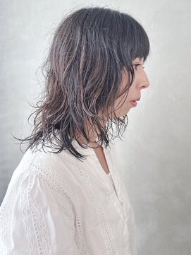 ラウンジ モリオ イケブクロ(Lounge MORIO Ikebukuro) ＊外ハネボブゆるふわパーマボブ大人ボブ顎ラインボブ30代40代