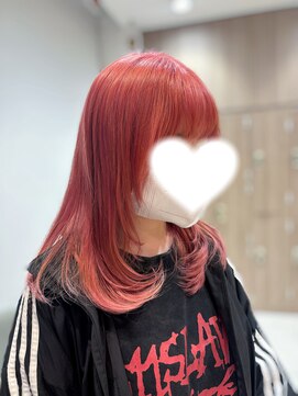 アッシュ 等々力店(Ash) ハイレイヤーカット/ぺールピンク