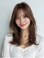 レリーリズ 大阪梅田(Rely Liz)&nbsp;レイヤーカット　顔まわり　韓国風