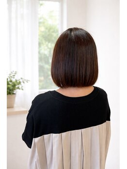 花恋 朝倉店の写真/地肌にも優しく、暗くなりすぎないオシャレなグレイカラー◇経験豊富なスタイリストにお任せください♪